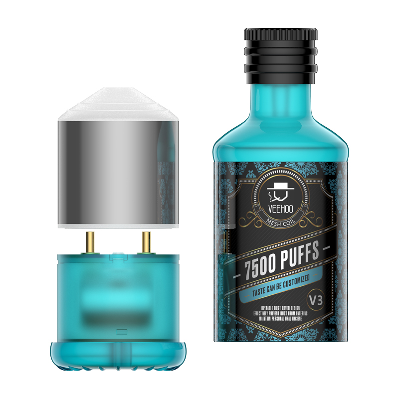 V3 7500PUFFS Large Capacity Wine Bottle Vape